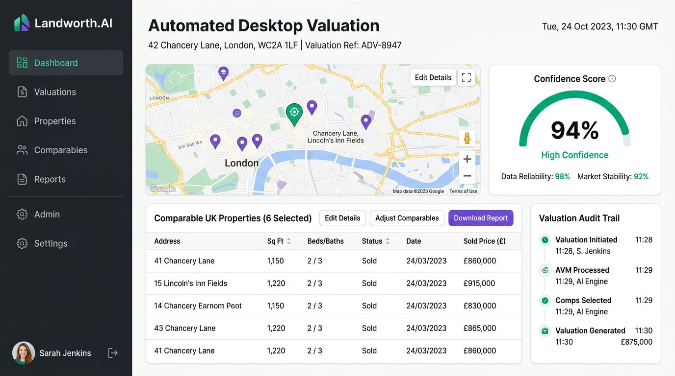 Automated Desktop Valuations
